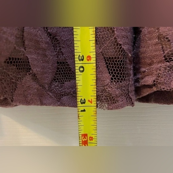 Altar'd State Sleeveless A-Line Plum Lace Overlay Floral Dress Women's Size S. - Picture 5 of 5